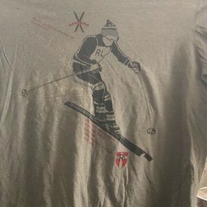 Two skier tees long sleeve and a denim& supply